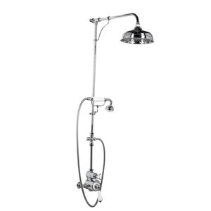 set de douche mural / classique / thermostatique / avec douche à main