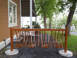 range-vélo en aluminium / pour espace public
