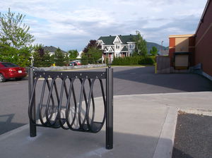range-vélo en aluminium / pour espace public
