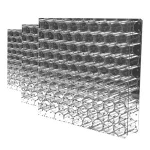 panneau sandwich acoustique pour faux-plafond / âme alvéolaire en polycarbonate