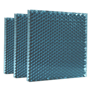 panneau sandwich pour agencement intérieur / en aluminium / face en acrylique / âme en nid d'abeille en aluminium