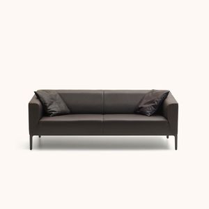 canapé contemporain / en tissu / en cuir / professionnel