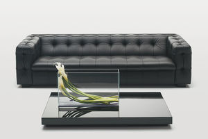 canapé chesterfield / en cuir / 2 places / 3 places