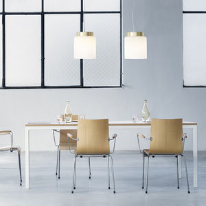 lampe suspension / contemporaine / en métal / en verre