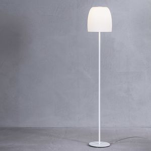 lampe sur pied / contemporaine / en métal / en verre soufflé