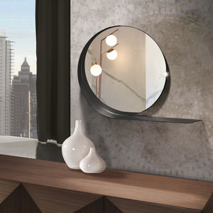 miroir mural / contemporain / rond