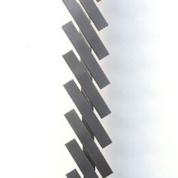 radiateur électrique / en inox / design original / vertical