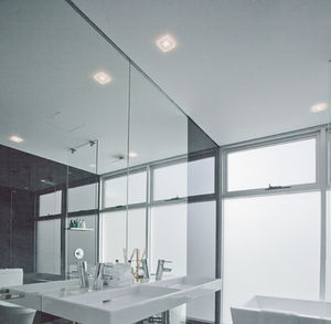downlight en saillie / pour pièce humide / à LED / carré