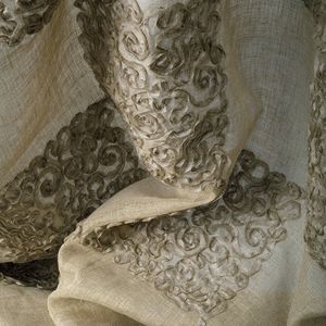 tissu d'ameublement / baroque / en lin / transparent