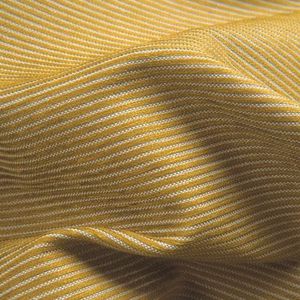 tissu d'ameublement / à rayures / en polyester / en coton