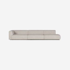 canapé modulable / contemporain / en tissu / 3 places