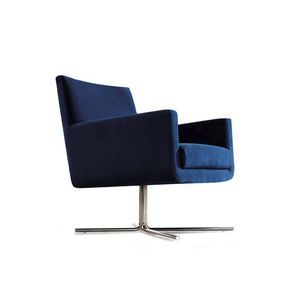 fauteuil contemporain / en tissu / piètement étoile
