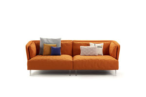 canapé modulable / contemporain / en tissu / 2 places