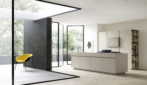 cuisine contemporaine / en stratifié / laquée / mate
