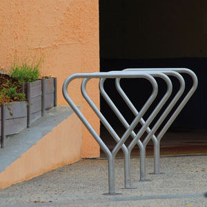 range-vélo en acier galvanisé / pour espace public