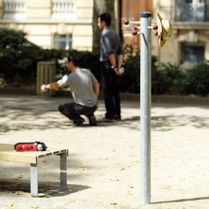porte-manteau sur pied / contemporain / en métal / à usage professionnel