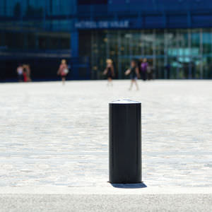 borne de protection / en acier inoxydable / escamotable