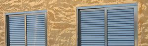 volets coulissants / en aluminium / pour fenêtres / à jalousie