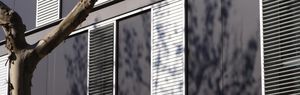 volets coulissants / en aluminium / pour façades / à jalousie