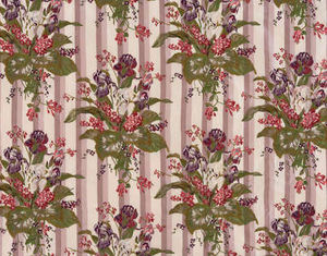 tissu d'ameublement / à fleurs / en soie / taffetas