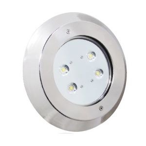 luminaire encastrable au sol / à LED / rond / pour piscine