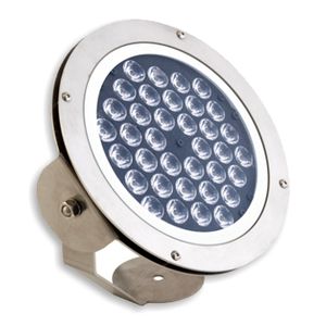 luminaire orientable / encastrable au sol / LED RGBW / rond