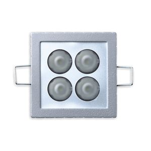 luminaire encastré / à LED / carré / en aluminium