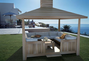 gazebo en cèdre rouge