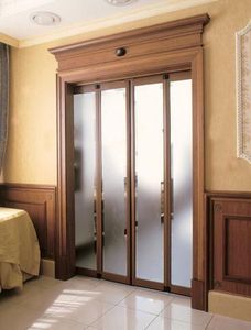 porte intérieure / pliante / en aluminium / automatique