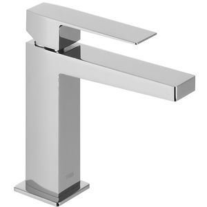 mitigeur pour vasque / en métal chromé / 1 trou