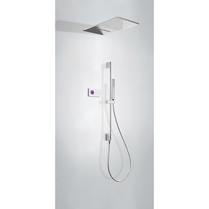 set de douche encastrable au mur / contemporain / avec douche à main / thermostatique