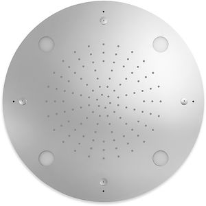 pommeau de douche encastrable au plafond / rond / pluie / avec chromothérapie