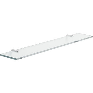 étagère murale / contemporaine / en métal chromé / de salle de bain