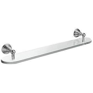 étagère murale / contemporaine / en métal chromé / de salle de bain