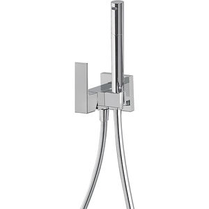 mitigeur pour bidet / à encastrer / en métal chromé / 2 trous