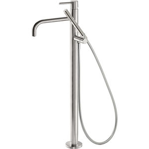 mitigeur de douche / de baignoire / au sol / en métal chromé
