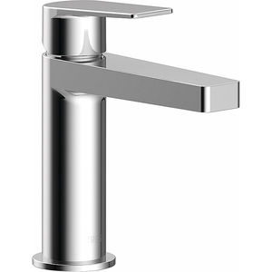 mitigeur pour vasque / en métal chromé / 1 trou