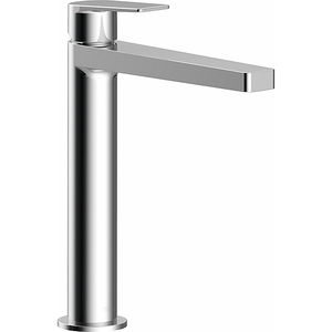 mitigeur pour vasque / en métal chromé / 1 trou