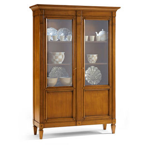 vaisselier de style Directoire / en verre / en bois