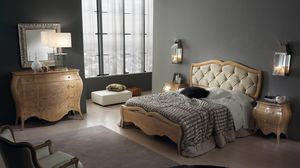 table de chevet / classique / en bois