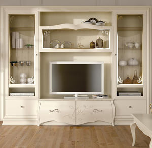 meuble TV de style / en bois / en bois laqué
