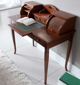 meuble secrétaire classique / en bois / avec rangement intégré