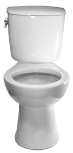 toilettes à poser / en céramique / avec manette / à usage professionnel