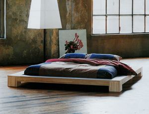 lit tatami / double / contemporain / en bois