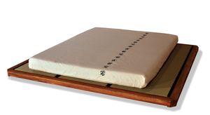 lit tatami / double / contemporain / en bois