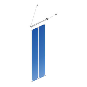 panneau signalétique mural / en acier inoxydable / d'intérieur
