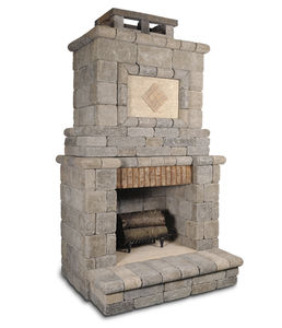 cheminée à bois / traditionnelle / à foyer ouvert / à encastrer