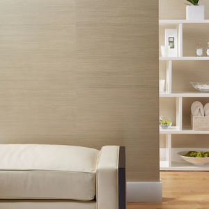 papiers peints contemporains / en vinyle / unis / aspect tissu