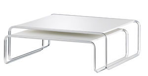 table gigogne contemporaine / en métal / en noyer / en érable