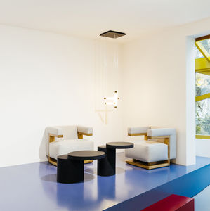 table basse / ronde / de salon / contemporaine